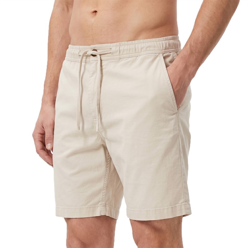 Ecoalf Pantalón Corto Ethic Beige Washed Stone Hombre