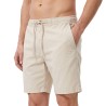 Ecoalf Pantalón Corto Ethic Beige Washed Stone Hombre