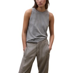 Ecoalf Pantalón Largo Ripoll Gris Charcoal Mujer
