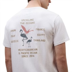 Ecoalf Camiseta Flam Blanco White Hombre