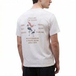 Ecoalf Camiseta Flam Blanco White Hombre