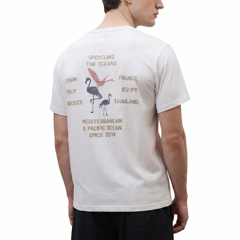 Ecoalf Camiseta Flam Blanco White Hombre