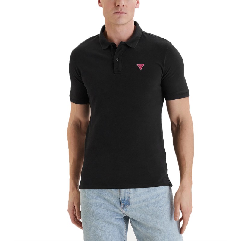 Guess Polo New Basic Negro Hombre