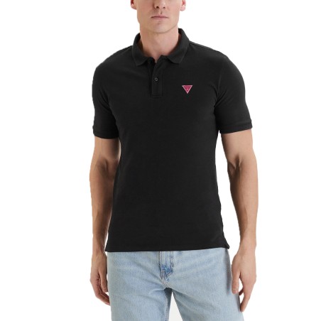 Guess Polo New Basic Negro...