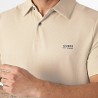 Guess Polo Ss New Tech Stretch Polo Beige Hombre
