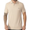Guess Polo Ss New Tech Stretch Polo Beige Hombre