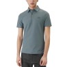 Guess Polo Ss New Tech Stretch Polo Azul Gris Hombre