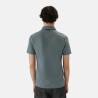 Guess Polo Ss New Tech Stretch Polo Azul Gris Hombre