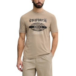 Guess Camiseta Iginio Beige Hombre