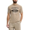 Guess Camiseta Iginio Beige Hombre