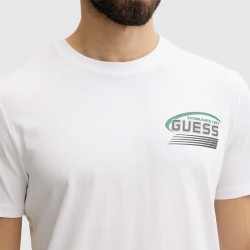 Guess Camiseta Lupo Blanco Hombre