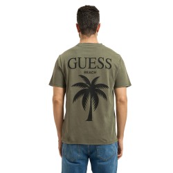 Guess Camiseta New gd Palm Verde Hombre