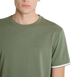 Antony Morato Camiseta Manga Corta Logotipo Bordado Verde Hombre