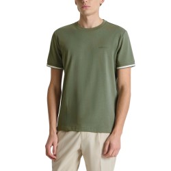 Antony Morato Camiseta Manga Corta Logotipo Bordado Verde Hombre