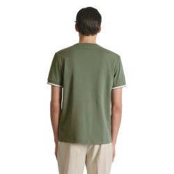 Antony Morato Camiseta Manga Corta Logotipo Bordado Verde Hombre