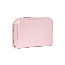 Calvin Klein Cartera Bold CK Medium Zip Around Rosa Pink Mujer