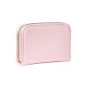Calvin Klein Cartera Bold CK Medium Zip Around Rosa Pink Mujer