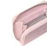 Calvin Klein Cartera Bold CK Medium Zip Around Rosa Pink Mujer