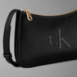 Calvin Klein Bolso Bold Mini Negro Black Mujer