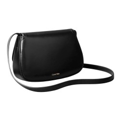 Calvin Klein Bolso Ck Flap Camera Negro Black Mujer