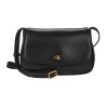Calvin Klein Bolso Ck Flap Camera Negro Black Mujer