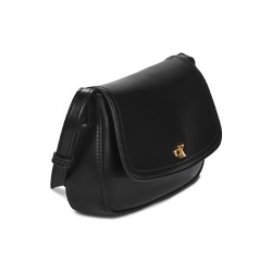 Calvin Klein Bolso Ck Flap Camera Negro Black Mujer