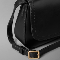 Calvin Klein Bolso Ck Flap Camera Negro Black Mujer