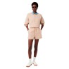 Lacoste Pantalón Corto De Punto Jersey Beige Mujer