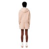 Lacoste Pantalón Corto De Punto Jersey Beige Mujer