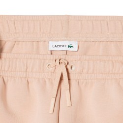 Lacoste Pantalón Corto De Punto Jersey Beige Mujer