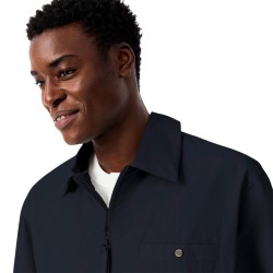 Lacoste Chaqueta De Tafetán Texturizado Hidrófugo Negro Noir Hombre