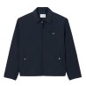 Lacoste Chaqueta De Tafetán Texturizado Hidrófugo Negro Noir Hombre