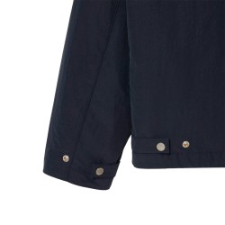 Lacoste Chaqueta De Tafetán Texturizado Hidrófugo Negro Noir Hombre