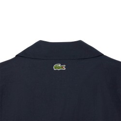 Lacoste Chaqueta De Tafetán Texturizado Hidrófugo Negro Noir Hombre