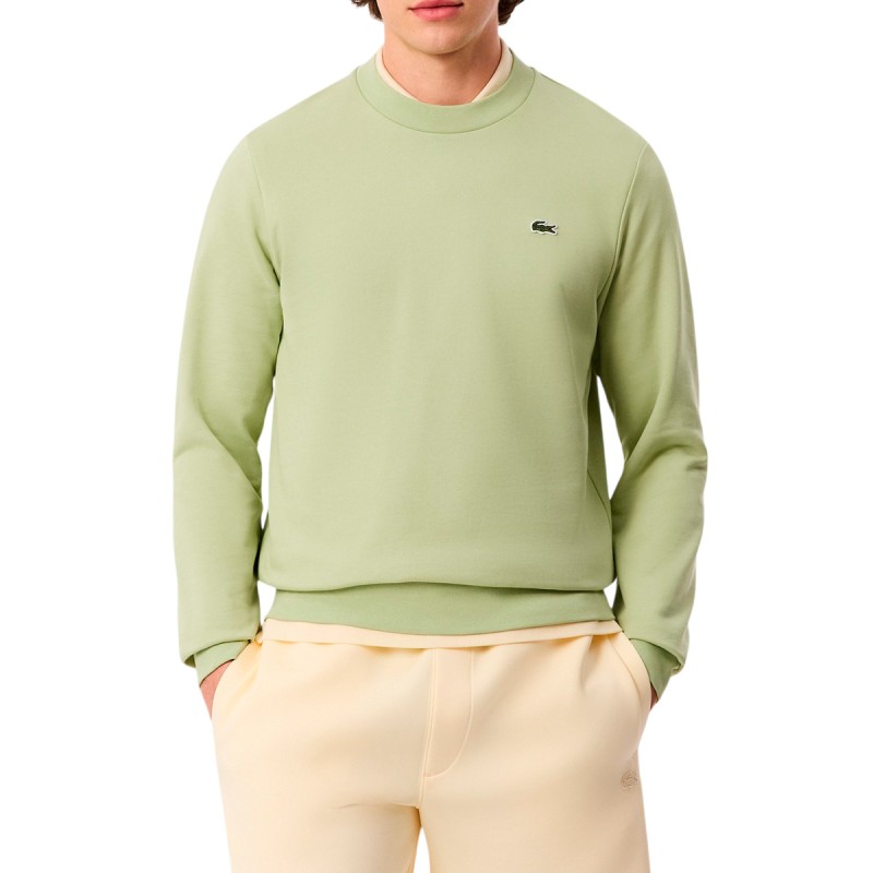 Lacoste Sudadera De Felpa De Corte Clásico Verde Vert Hombre