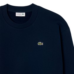 Lacoste Sudadera De Felpa De Corte Clásico Azul Marino Blue Marine Hombre