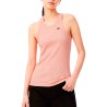 Lacoste Camiseta De Tirantes De Corte Ajustado De Algodón Rosa Rose Mujer