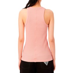 Lacoste Camiseta De Tirantes De Corte Ajustado De Algodón Rosa Rose Mujer
