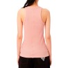 Lacoste Camiseta De Tirantes De Corte Ajustado De Algodón Rosa Rose Mujer