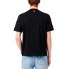 Lacoste Camiseta De Algodón Estampada Negro Noir Hombre