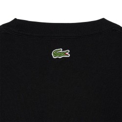 Lacoste Camiseta De Algodón Estampada Negro Noir Hombre