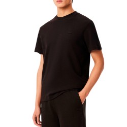 Lacoste Camiseta De Punto Jersey Texturizado Marrón Hombre