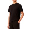 Lacoste Camiseta De Punto Jersey Texturizado Marrón Hombre