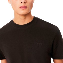 Lacoste Camiseta De Punto Jersey Texturizado Marrón Hombre