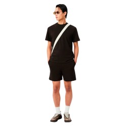 Lacoste Camiseta De Punto Jersey Texturizado Marrón Hombre