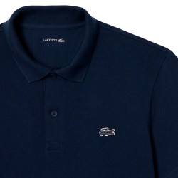 Lacoste Polo Corte Regular De Algodón Azul Oscuro Blue Marine Hombre
