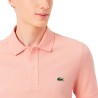 Lacoste Polo De Piqué De Corte Ajustado Rosa Rose Hombre