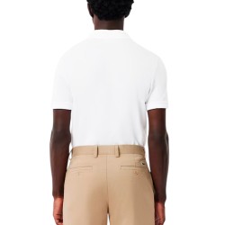 Lacoste Polo De Piqué De Corte Ajustado Blanco Blanc Hombre