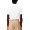 Lacoste Polo De Piqué De Corte Ajustado Blanco Blanc Hombre
