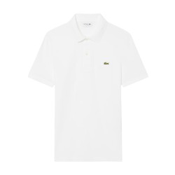 Lacoste Polo De Piqué De Corte Ajustado Blanco Blanc Hombre